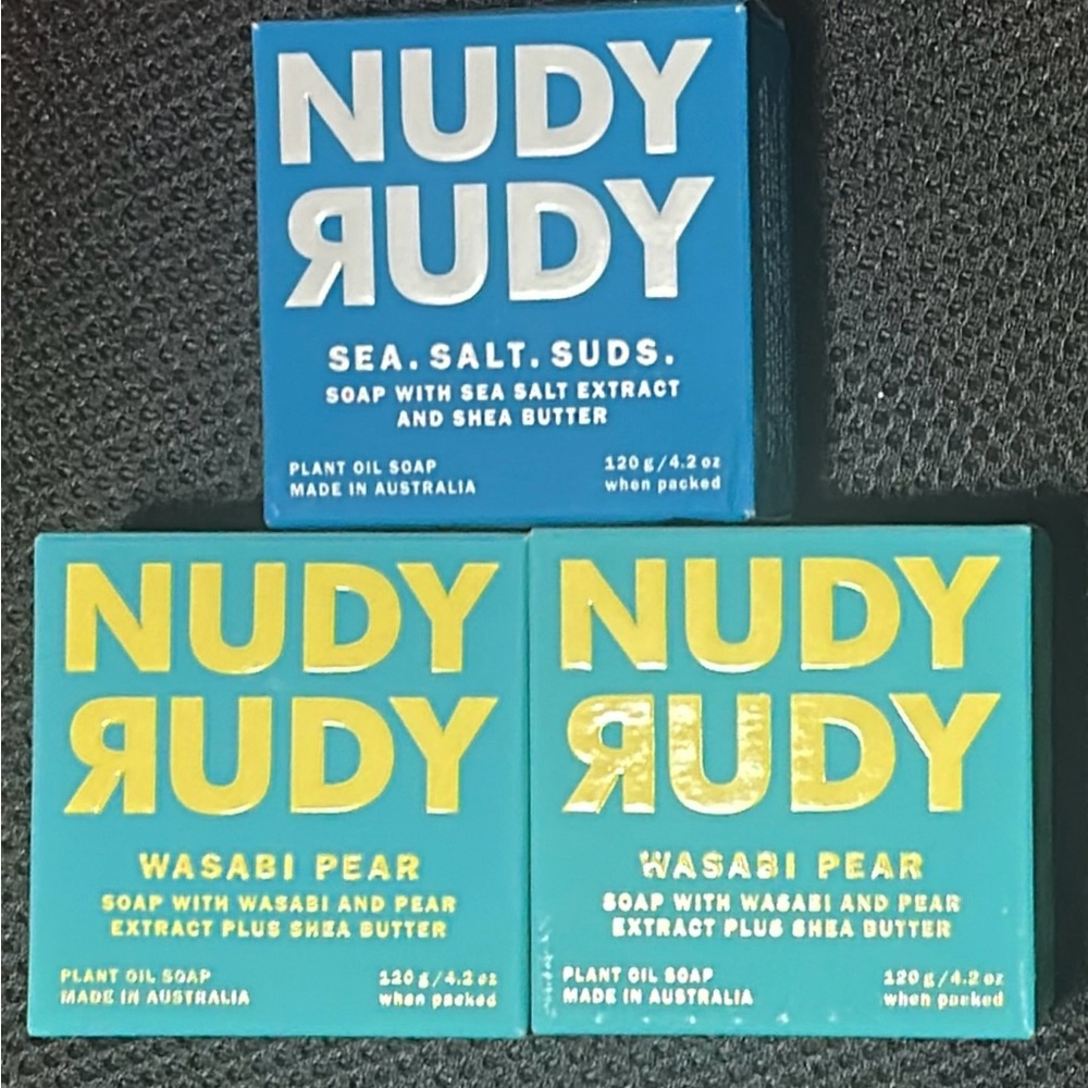 Nudy Rudy 3 bar soap bundle